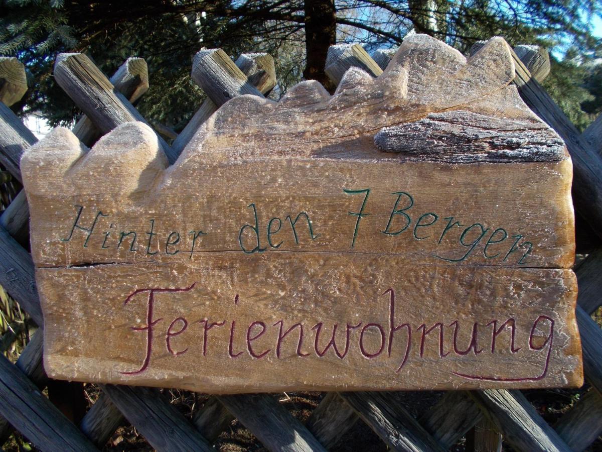 Ferienwohnung "Hinter Den Sieben Bergen" 슈바르첸베르크 외부 사진
